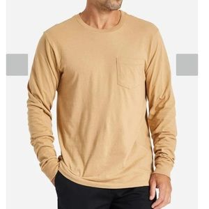 BRIXTON sz M mens long sleeve 100% cotton tshirt NWT